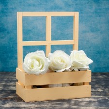 Wooden Kashpo 24 × 14 × 30 cm 