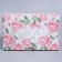 Capcake box, confectionery packaging with a window, 2 cells, "roses", 16 x 10 x 10 cm