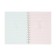 Notebook Gift Book on the comb 80l, line, color block, cover. 3D anime (17.7x13.7cm) 10539