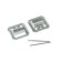 Klyimer Tundra, No. 2, galvanized, with nails, 100 pcs
