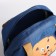 Youth bag with a zipper, blue color