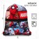 A bag for shoes with a pocket, 28x37 cm, Spider-Man