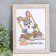 Photo frame MDF 15x21 cm, No. 6, mix, width. 17 mm, cappuccino (plastic screen)