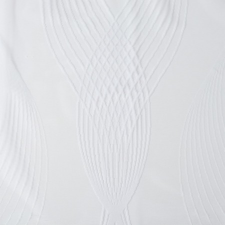 The curtain on the curtain tape 160x250cm, art. K21, white, PE 100%-1