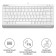 Keyboard A4Tech FSTYLER FK11 White USB Slim