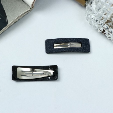 Invisibility for hair "Adeli" (set 2 pcs) Gloice straight, 5 cm, black-2