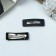 Invisibility for hair "Adeli" (set 2 pcs) Gloice straight, 5 cm, black