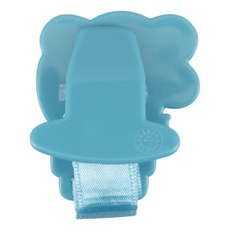 Nipple - Silicone dummy classic, with a chain and clothespin, from 0 months., Mix color-15