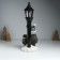 Souvenir Polystone Light "Hedgehogs in winter outfits at the lamppost" 12.5x10.5x31.5 cm