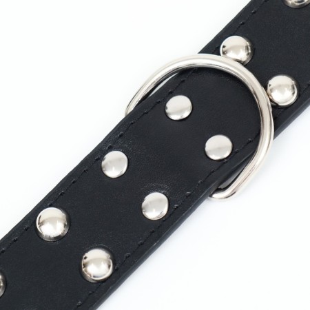 The collar of the clinker in 2 rows, 65 x 3.4 cm, Osh 50-60 cm, black-6