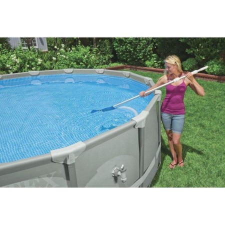 Set for cleaning the pool: vacuum cleaner with 3 nozzles, net, straight brush, 279 cm, 28003 Intex-6