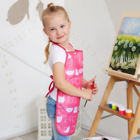 Apron Children's Ethel "Cats", 49 x 39 cm-5