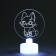 Mini - Lamp "Cat", diam. 6 cm, model E-34