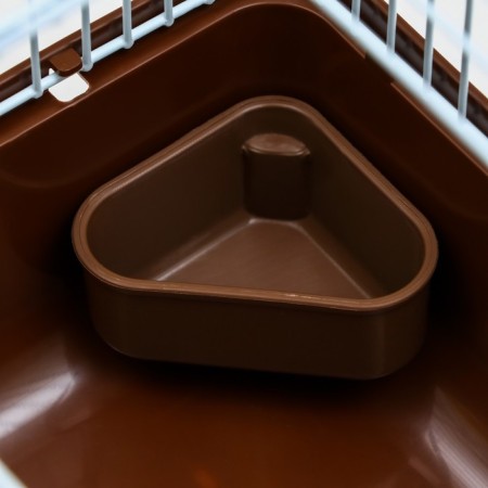 The cage for rodents "Pigzon", 27 x 21 x 17 cm, brown-6