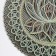Panel wall metal "Lotus flower" Bezh 30x0.8x30 cm