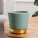 Kashpo "Laksheri" Green/Gold Platan 1.13 liters
