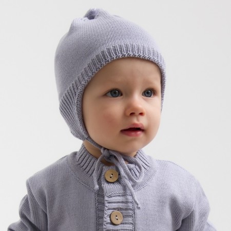 Combine Children's Knitted Minaku, height 56-62, gray-blue color-5