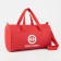 Female sports bag, textura, average size, red color