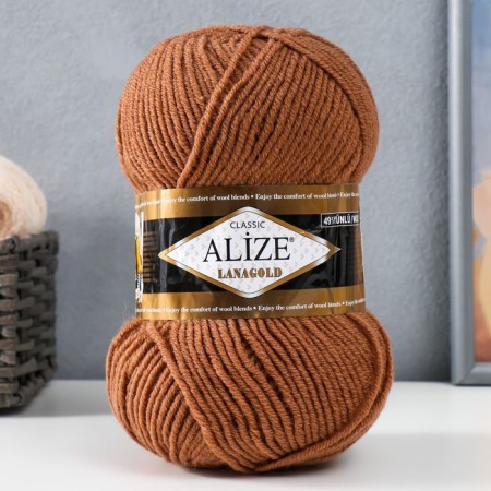 Yarn "Lanagold" 51% acrylic, 49% wool 240m/100g (466)