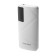 Luazon external battery PB-05, 6000 mAh, 3xUSB, 2 A, display, flashlight, white