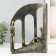 Polystone souvenir "Two on the stairs by the windows" under metal 22.7x7.7x28.7 cm