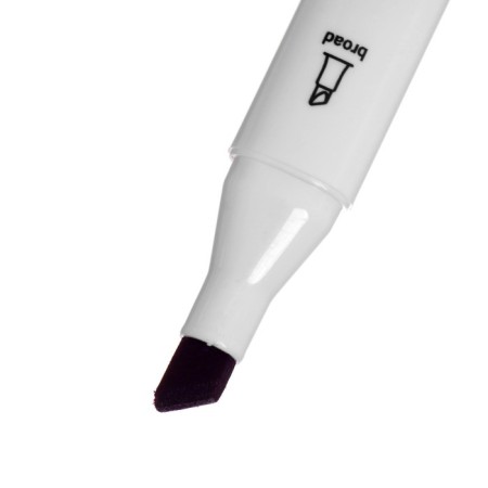 Meshu bilateral markers for sketching, 12 colors (sea colors)-4