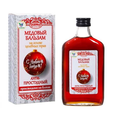 New Year. New Year's honey balm Altai Anti-Prostude, 250 ml-1