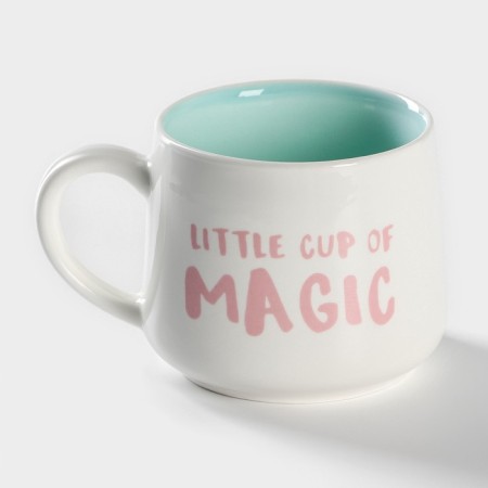 Ceramic mug "Surprise. Unicorn ", 350 ml, white color-4