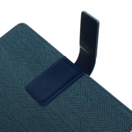 Organizer, A5, 128 sheets, a cage, the cover of the leatherette, with a knife, "patterns", blue-5