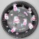 Disposable plate paper "Funny unicorns", 18 cm