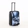 Small suitcase 20 ", a road bag with a zipper, black color