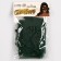 Carnival accessory- transparent gloves, dark green color