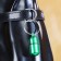 Address - capsule for a note, 2.2 x 1.3 cm, green