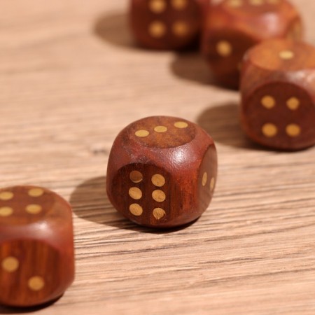 Game desktop "Cubes" 12.5x4x4 cm, tree shisham-3