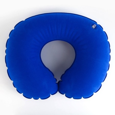 Pillow inflatable Travel Mood, blue color-4