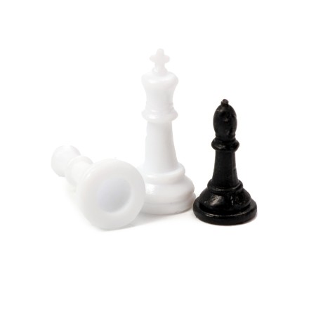 Chess 22 x 22 cm, King H-2.1 cm, d-0.9 cm, plastic figures-2