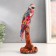 Polystone souvenir "Parrots Ara. Exotic flowers" 9.5x10x23.5 cm
