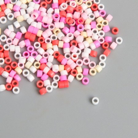 Бисер стекло 11/0 "Цилиндр. Оттенки розового" 10 г-2