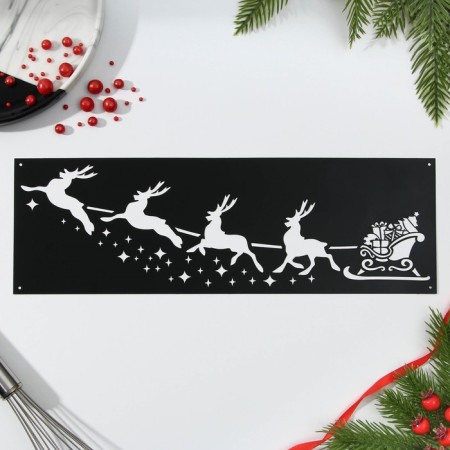 Stencil for baking "Deer", 32 x 10 cm-1