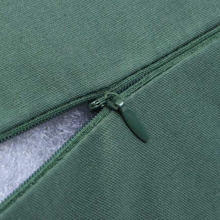 Ethel pillow, 30x50+1 cm, dark green, 100% cotton-6
