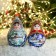 Christmas decoration "Matryoshka" h- 12 cm, mix
