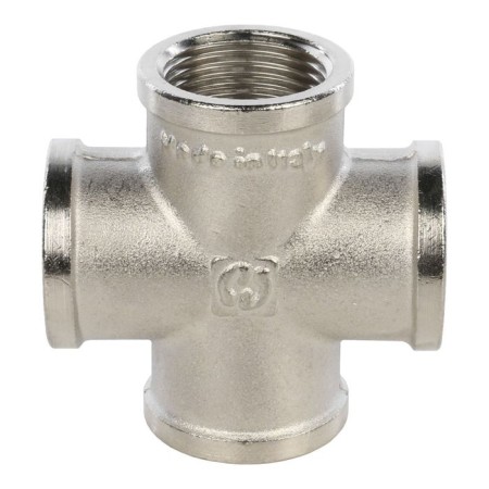 Cross Stout SFT-0031-0034, 3/4 ", internal/internal carving, nickelled brass-3