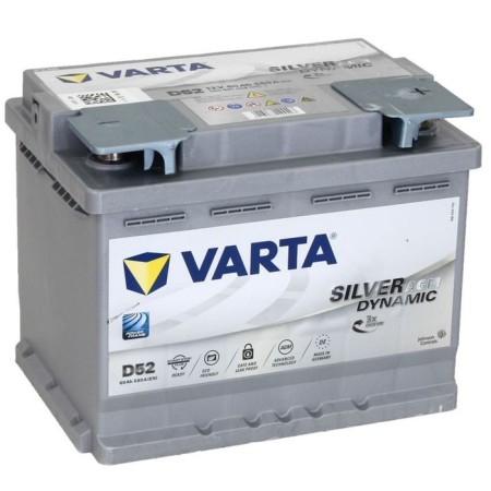 Battery VARTA 60 Ah, reverse polarity Silver Dynamic AGM 560 901 068