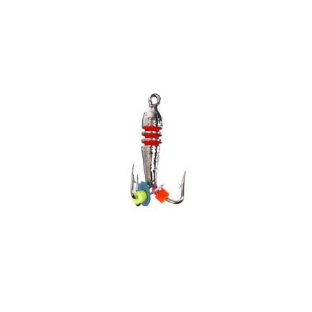 Mormyshka devil with risks (galvanic silver), weight 0.5 g, size 2.5