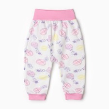 Pants children, pink color, height 62 cm