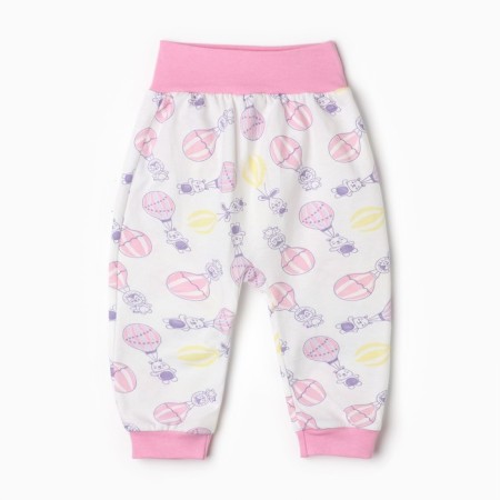 Pants children, pink color, height 62 cm