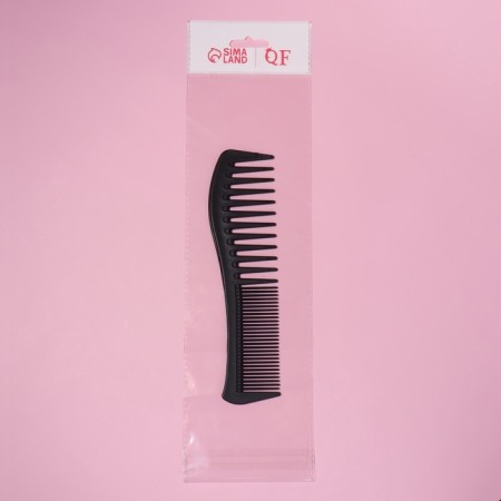Combined comb, 18.7 × 5 cm, black color-3