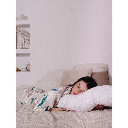 Pillow "Charm", size 50x70 cm, artificial swan fluff-1