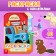 Coloring with stickers "with animals", 17 × 24 cm, 12 pp., Blue tractor