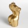 Figure candle Lacked "Women's silhouette", 10 cm, gold